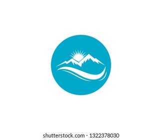 Mountain logo  BusinessTemplate icon