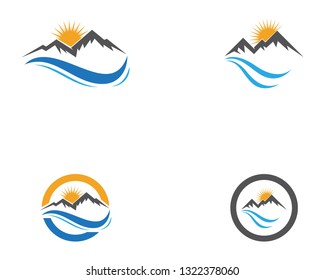 Mountain logo  BusinessTemplate icon