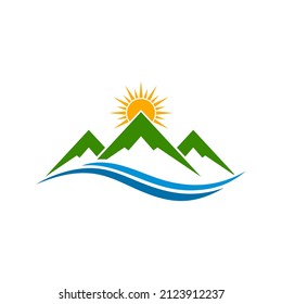 Mountain Logo can be use for icon, sign, logo and etc