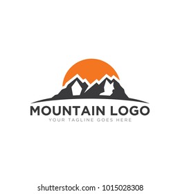 mountain logo design