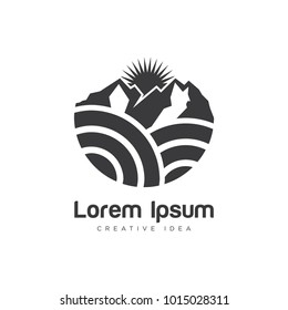 mountain logo design