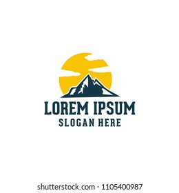 mountain logo design
