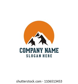 mountain logo design