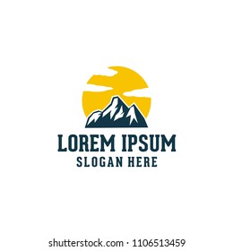 mountain logo design