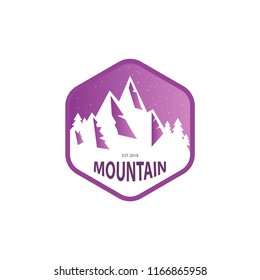 mountain logo design