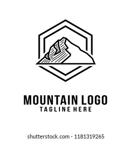 mountain logo design