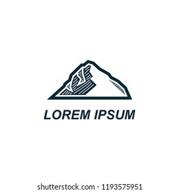 mountain logo design