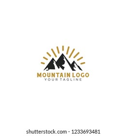 mountain logo design