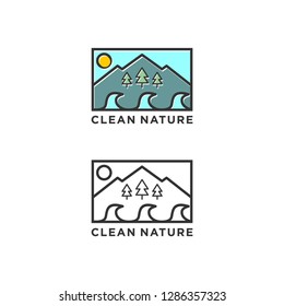 Mountain logo design
