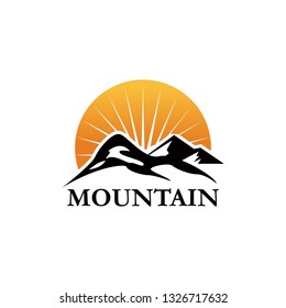 mountain logo design