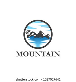 mountain logo design