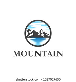 mountain logo design