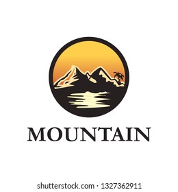 mountain logo design