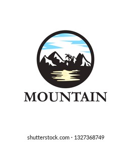 mountain logo design