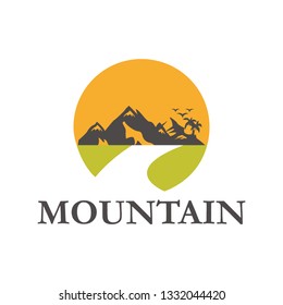 mountain logo design