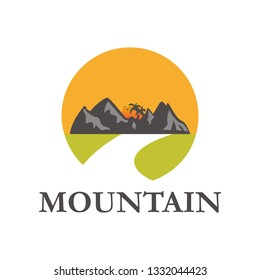 mountain logo design