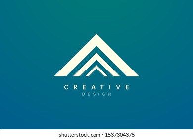 Mountain logo design abstract. Minimalist and modern vector design for your business brand or product