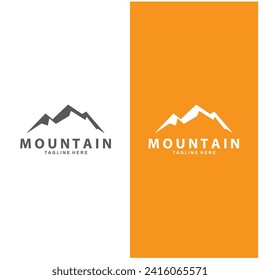Mountain logo design. Adventure. Outdoor hiking adventure icon set.  Vector Design