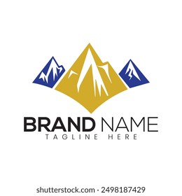 Mountain Logo Design Brand Name Peak Imagery