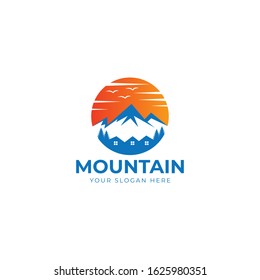 mountain logo design for business