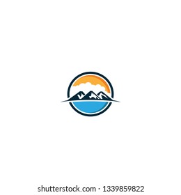 mountain logo, a design for a business,brand, identity, etc