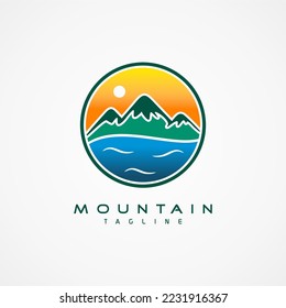 Mountain Logo design For company logo template