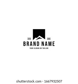 mountain logo design concept vector template