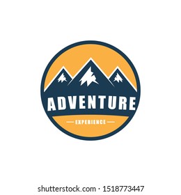 Mountain Lake Circular Logo Badge Stock Vector (Royalty Free) 587827709 ...