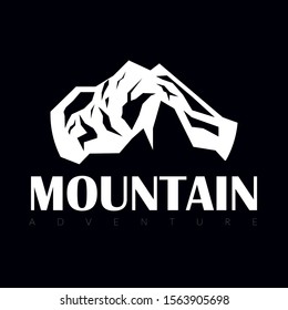 Mountain logo design emblem vector illustration for logotype, label, and badge.
mountains silhouette outdoor adventure expedition