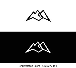  formato de eps de diseño de logotipo de montaña