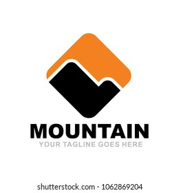 Mountain logo design icon