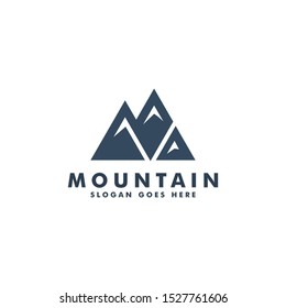 Mountain logo design icon template vector illustration