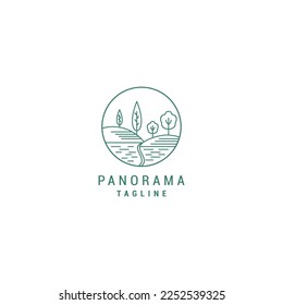 Mountain logo design icon vector