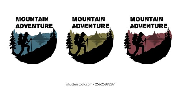 mountain logo design icon vector template,vector emblem designs. Great for shirts