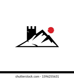 Mountain logo design and illustration