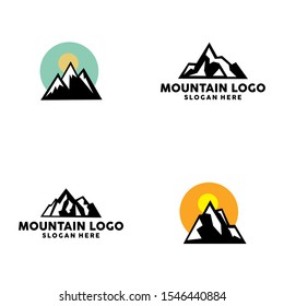 mountain logo design inspiration eps 10