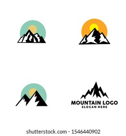 mountain logo design inspiration eps 10