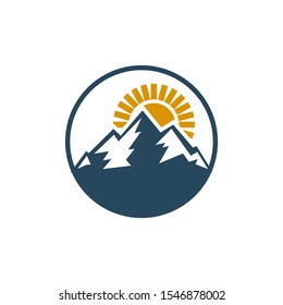 mountain logo design inspiration eps 10