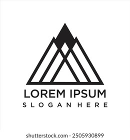 mountain logo design inspiration, minimalist, ideas, modern concept