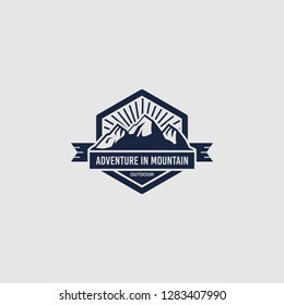 Mountain logo, design inspiration vector template for any purpose