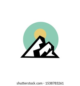 mountain logo design inspiration vector