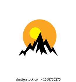 mountain logo design inspiration vector