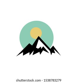 mountain logo design inspiration vector