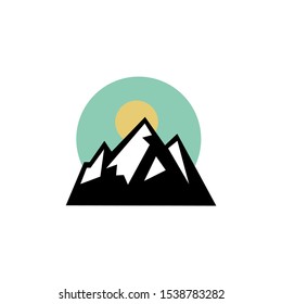 mountain logo design inspiration vector