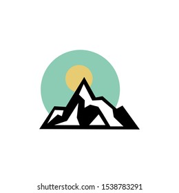 mountain logo design inspiration vector