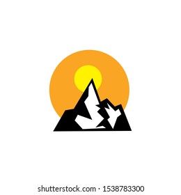 mountain logo design inspiration vector