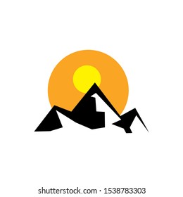 mountain logo design inspiration vector
