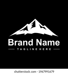 mountain logo design modern creative idea 