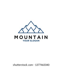 Mountain Logo Design Template.