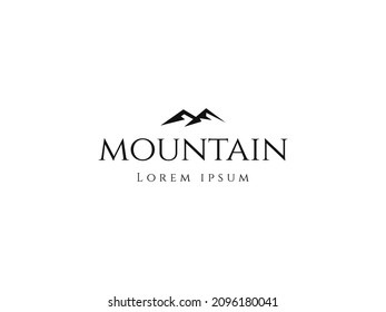 mountain logo design. logo template